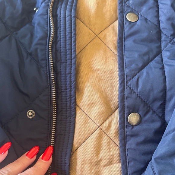 J. Crew Men's Blue Quilted Puffer Jacket - Picture 3 of 6